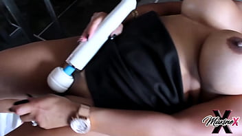 Sean michaels cums on maxine x after watch her masturbating