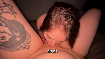 Ran into a girl i know at the bus stop and eat her out