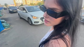 Ran into a girl i know at the bus stop and eat her out