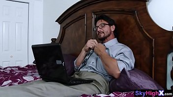 Sexy crazy slender stepdaughter got hard banged