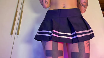 Under stepsister's skirt