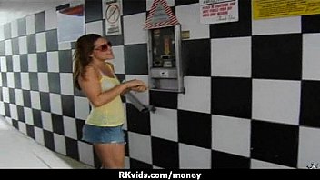 Desperate teen naked in public and fucks to pay rent 9