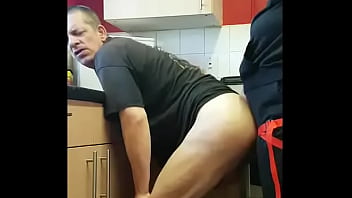 Pegging His Ass In Kitchen And In The Shower Haters Voting Me Down Expext This Video To Be Uploaded Again And Again If I Have To thumbnail
