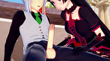 Hentai girl rory sucks and doggystyle