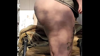 Naked on my corridor masturbating to the sun