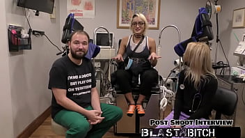 Channy crossfire sucks dick before getting blasted with cum pov version