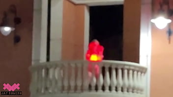 Clown queen millie morgan takes jay romero for halloween tricks or treats