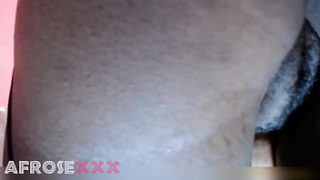 Looking at her pussy from below while she is sucking cock