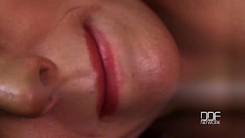 Russian beauty bangs her pink pussy with big banana Russian beauty bangs her pink pussy with big banana