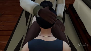 Mix of slut sucking big indian dick