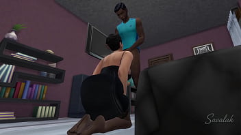 Mix of slut sucking big indian dick