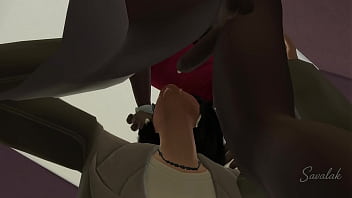 Mix of slut sucking big indian dick