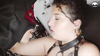 Now my first video with melania torres a very beautiful curvy 18 year old woman she's shooting her first pornographic