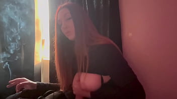 European stepmom artemisia love big juicy boobs play smoke sesh