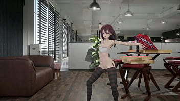 Gothic girl hentai mmd 3d undress dance soft red hair clip Gothic girl hentai mmd 3d undress dance soft red hair clip