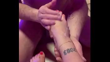 Erotic foot fetish