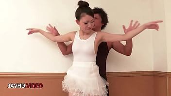 Elegant asian dancer turns up the heat in steamy stocking scene