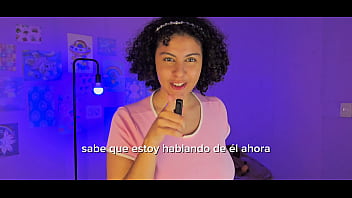 Bia avaliando um fã real no chat