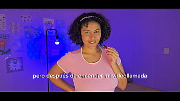 Bia avaliando um fã real no chat