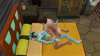 Ana kin argues with padme so he calls alien slut over to fuck star wars parody