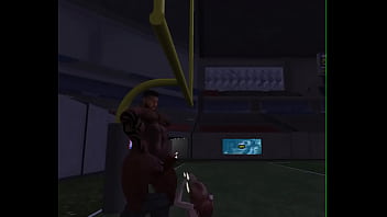 Lucky cheerleader and footballer