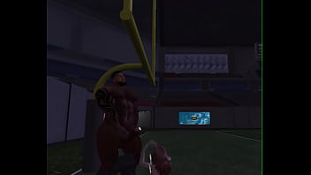 Lucky cheerleader and footballer