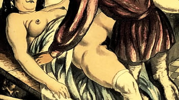 Retro erotic drawings