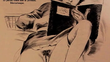 Retro erotic drawings