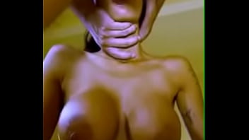 Brunette sucks off a nice dick