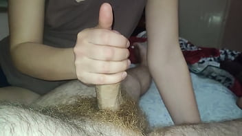 My handjob and my tongue for sperm