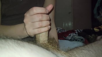 My handjob and my tongue for sperm