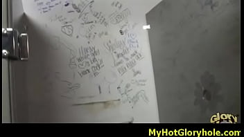 Black chick deepthroats gloryhole sex 30