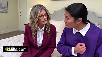 My stepmom using her muscles against me