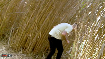Young french angela kiss jerks off and gets fucked in the reeds