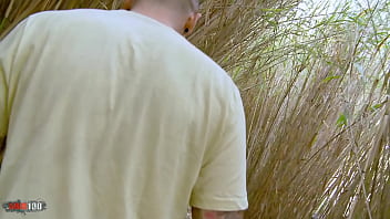 Young french angela kiss jerks off and gets fucked in the reeds