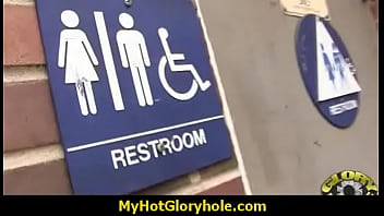Interracial white lady confesses her sins at gloryhole 7