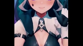 A bold genshin beauty steps forward in a striking outfit her playful smile hiding both charm and danger among the girls of teyvat she shines with a secret allure… bio link waiting