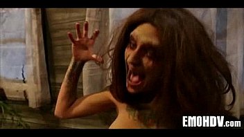 Emo babe with tats gets some dick 240