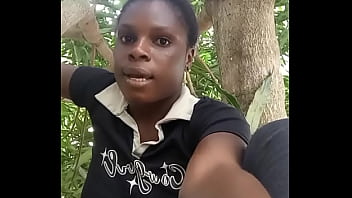 Sexybharbee playing with her self under the tree