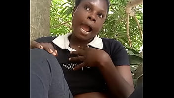 Sexybharbee playing with her self under the tree