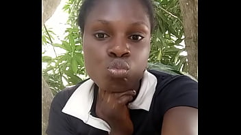 Sexybharbee playing with her self under the tree