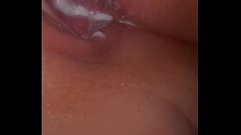 Pov me meto los dedos rápido y saco mucho creampie con ritmo fuerte y dedos mojados