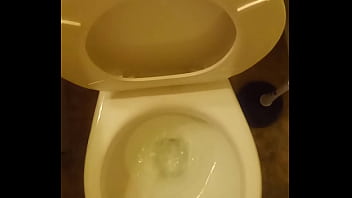 Pee in the toilet