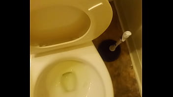 Pee in the toilet
