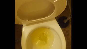 Pee in the toilet