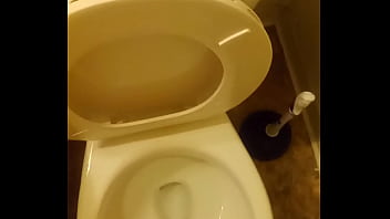 Pee in the toilet