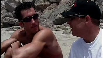 Horny lifeguard in training gets billy glide