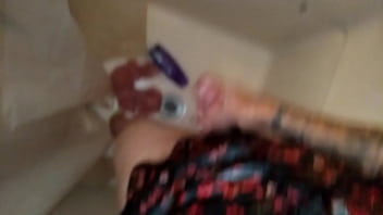 Crossdresser Sky Blows Her Load In Shower thumbnail