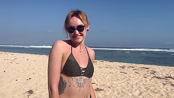 Beauty from the beach gets tied up