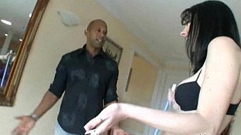 Cougar fucks a huge black monster cock